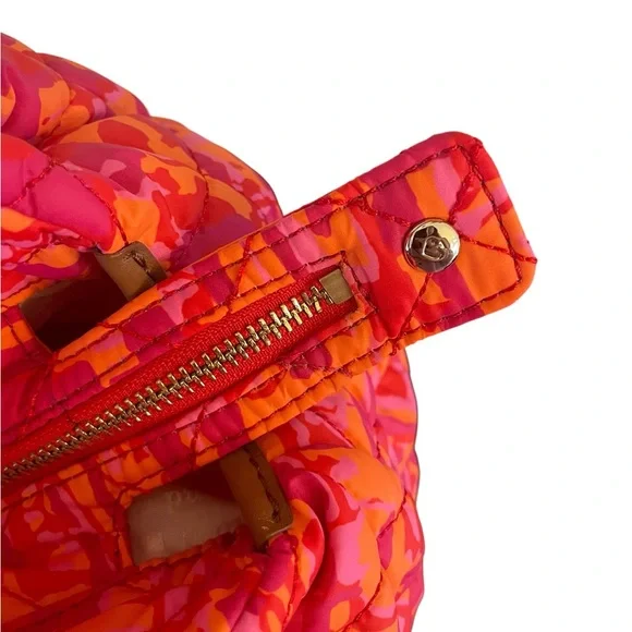 KATE SPADE Quilted Nylon Top Handle / Shoulder Bag w Storybook Lining - Picture 5 of 13